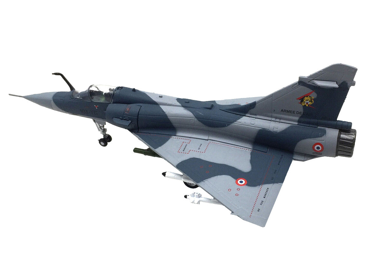Dassault Mirage 2000C Fighter Aircraft "EC 1/12 Cambresis SPA 162 Tigre NATO Tiger Meet Belgium" (2009) Armee de l'Air (French Air Force)  1/100 Diecast Model Airplane-1