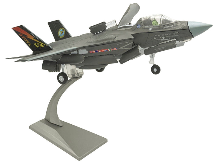 Lockheed Martin F-35B (STOVL) Lightning II Aircraft "BF-01 Prototype Air Test an Evaluation Squadron 23 (VX-23) Salty Dogs" (2009) United States Navy 1/72 Diecast Model Airplane-1