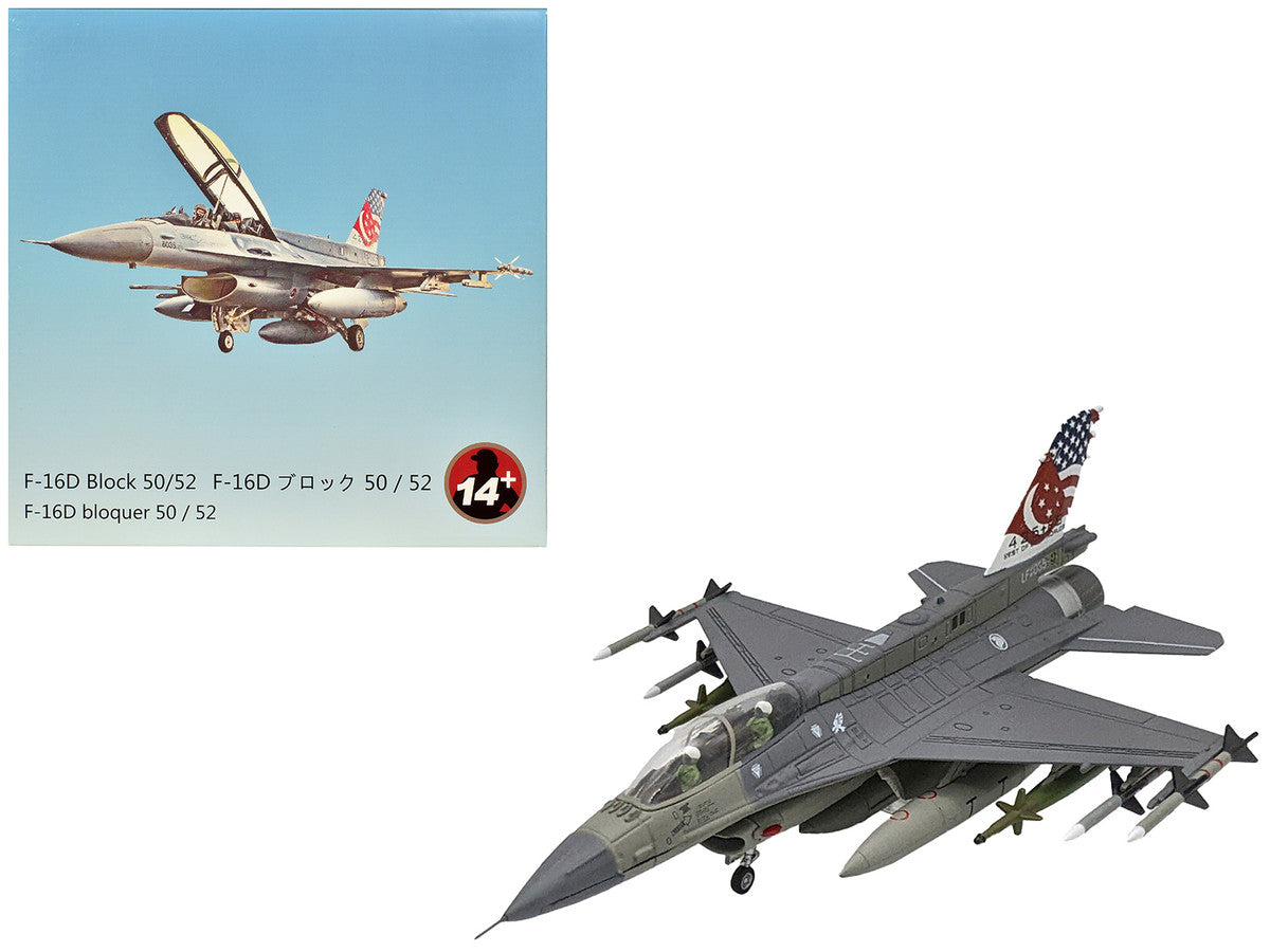 General Dynamics F-16D Fighting Falcon Fighter Aircraft "425th Fighter Squadron Best of Both Worlds Peace Carvin II 25th Anniversary Livery 56th Fighter Wing Luke AFB" (2018) United States Air Force 1/72 Diecast Model Airplane-0