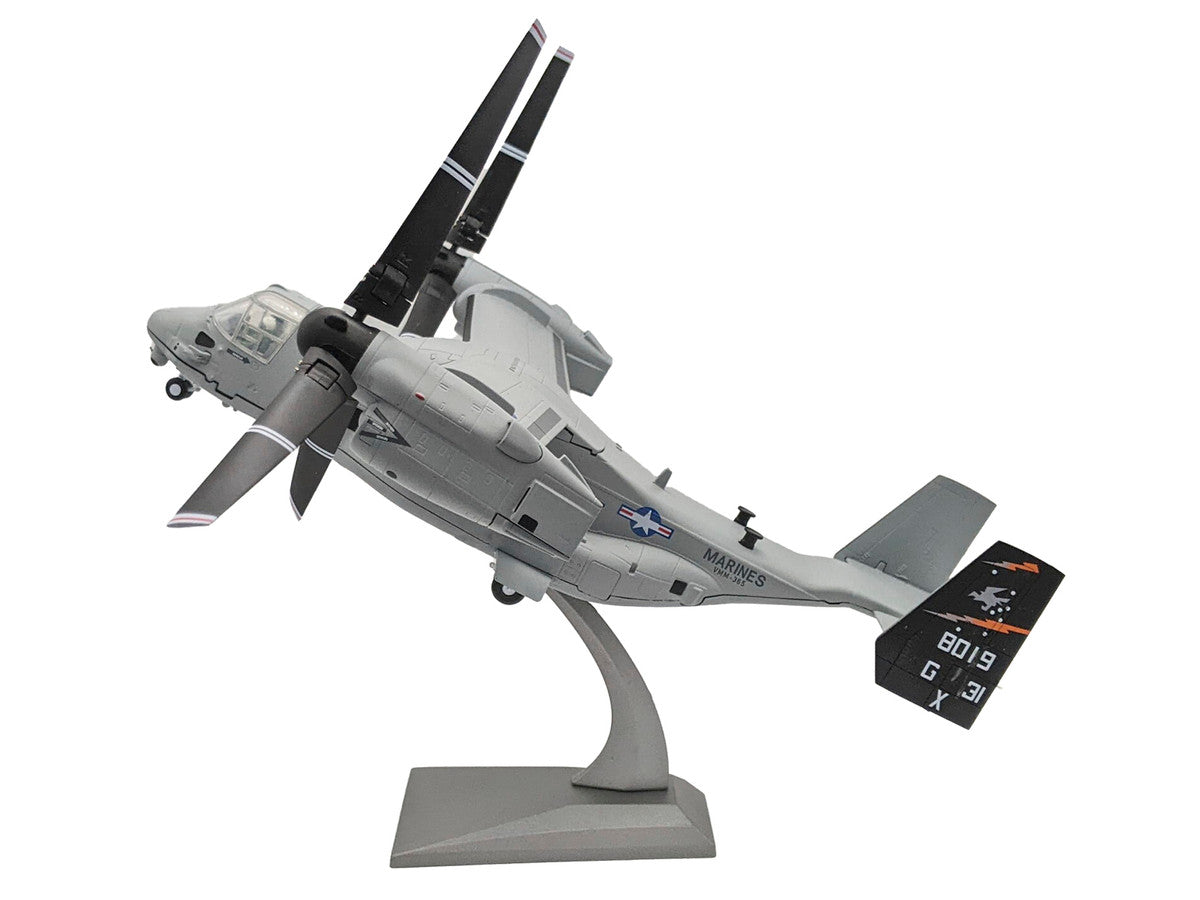 Bell Boeing MV-22 Osprey Aircraft "Marine Medium Tiltrotor Training Squadron 204 (VMMT-204) Raptors 2nd Marine Aircraft Wing MCAS New River" United States Marines 1/72 Diecast Model Airplane-2