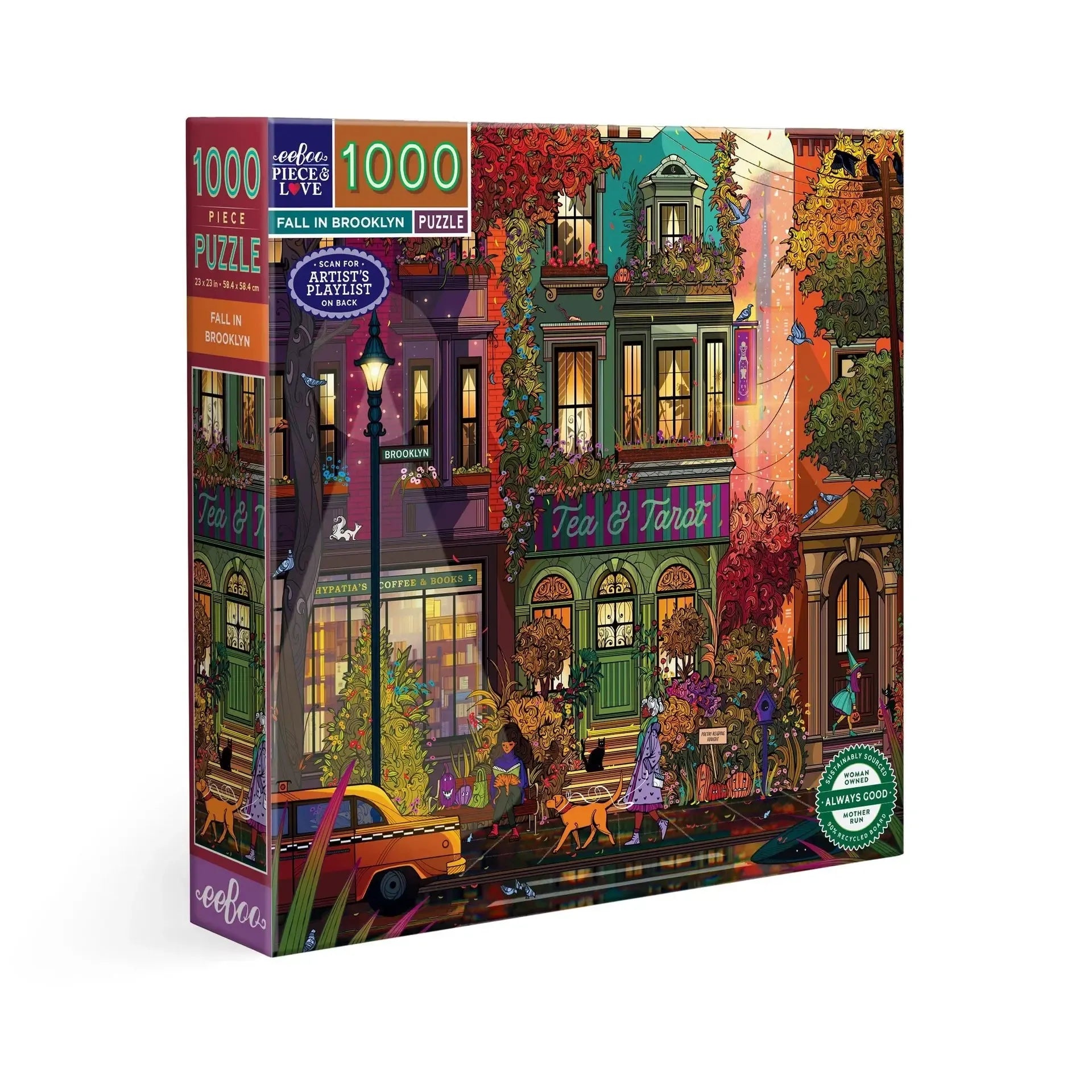 Fall in Brooklyn 1000 Piece Jigsaw Puzzle eeBoo