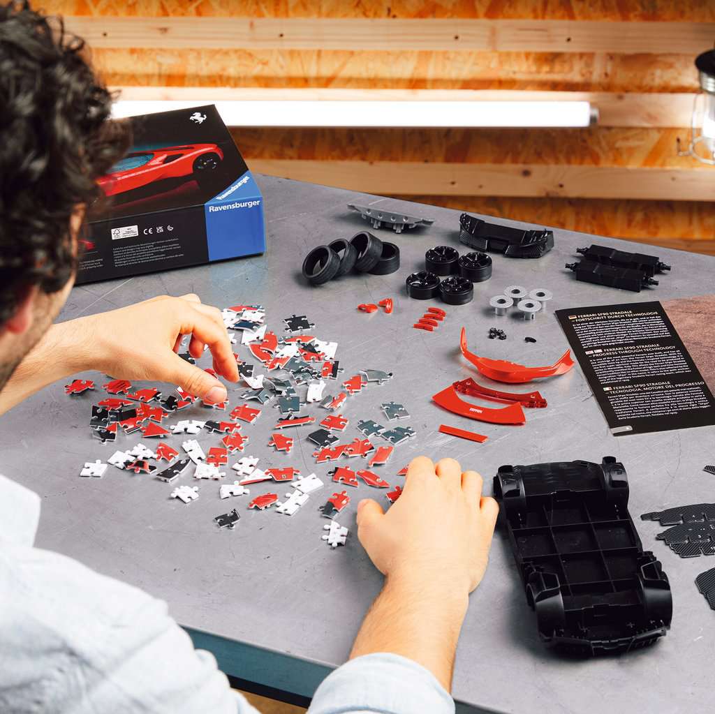 Ferrari SF90 Stradale Red 161 Piece 3D Jigsaw Puzzle Ravensburger 5