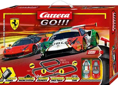 Ferrari Pro Speeders Carrera 1:43 Analog Slot Car Track Set 20062551