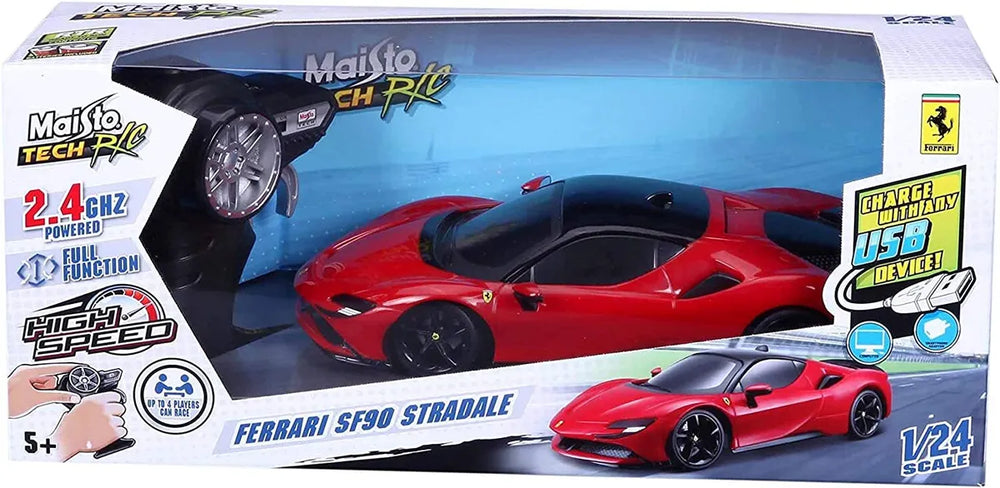 Ferrari Premium SF90 Stradale F1 RC 1:24 (2019) by Maisto | 82334-00000022 Packaging View