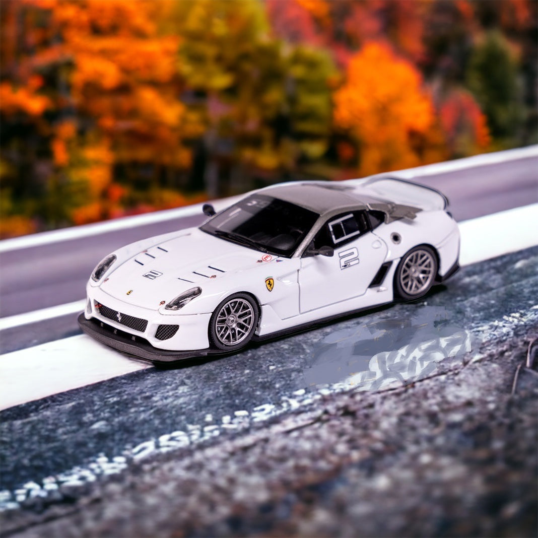 Ferrari 599XX White #2 1:64 Resin by Cars' Lounge