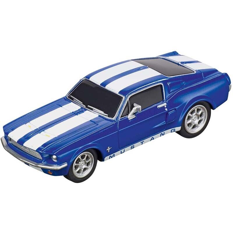 Ford Mustang 1967 - Racing Blue Carrera GO!!! 1:43 Scale Analog Slot Car by Carrera 20064146