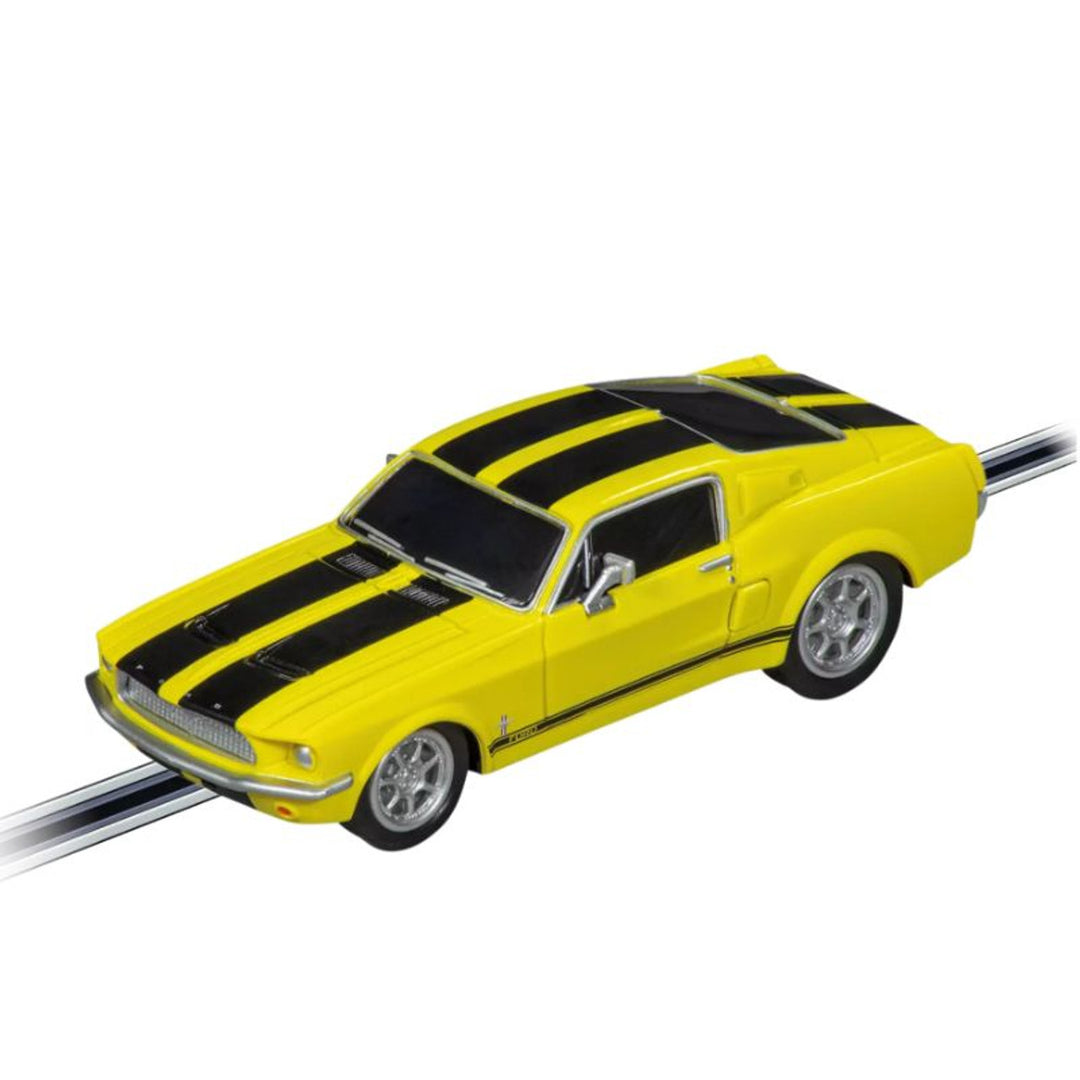 Ford Mustang 1967 - Racing Yellow Carrera GO!!! 1:43 Scale Slot Car by Carrera 20064212