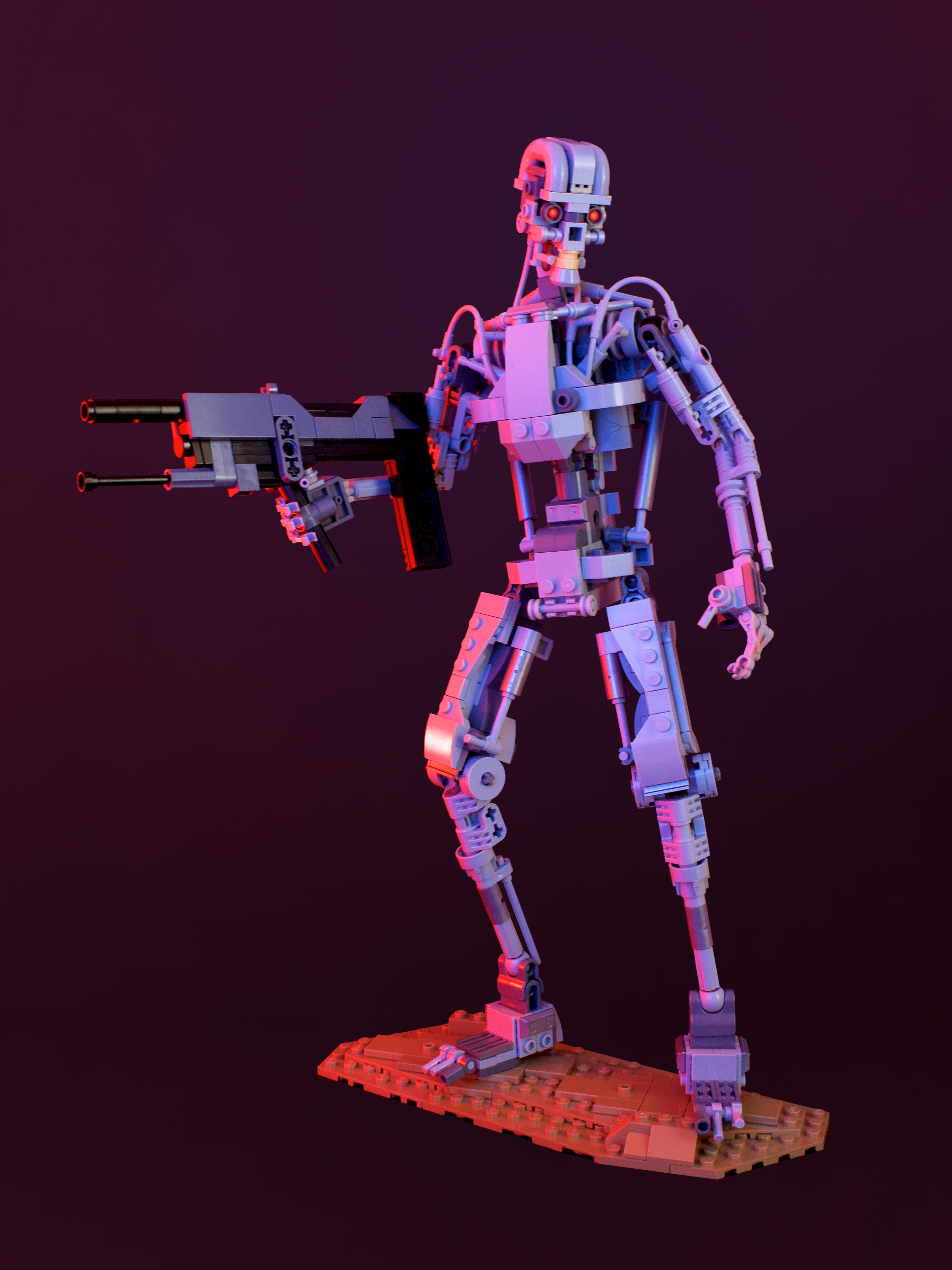 Terminator T-800 Custom MOC for Lego 4
