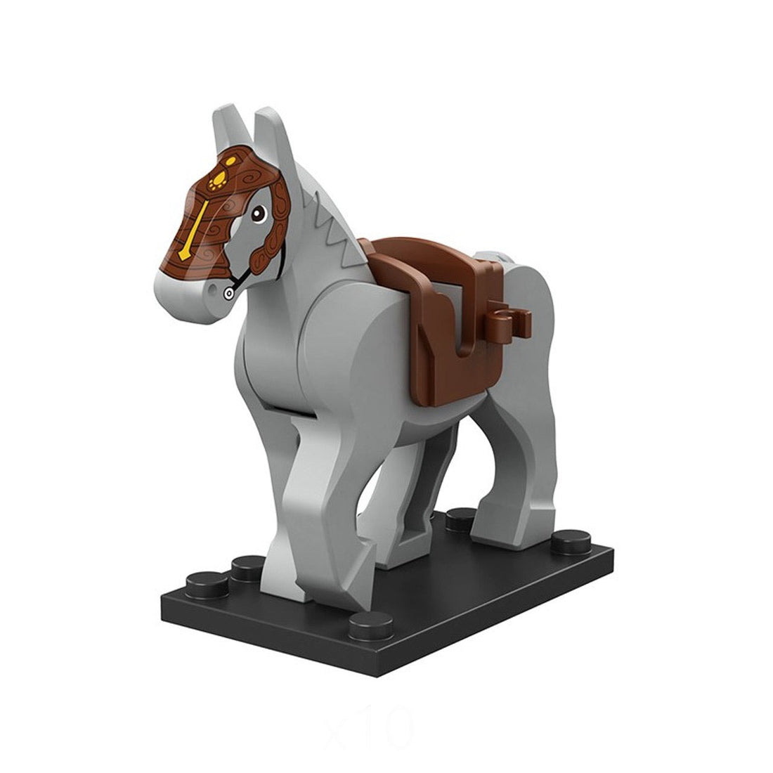Horse - Grey Minifigure for Lego