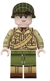 WWII Solider Minifigure for Lego