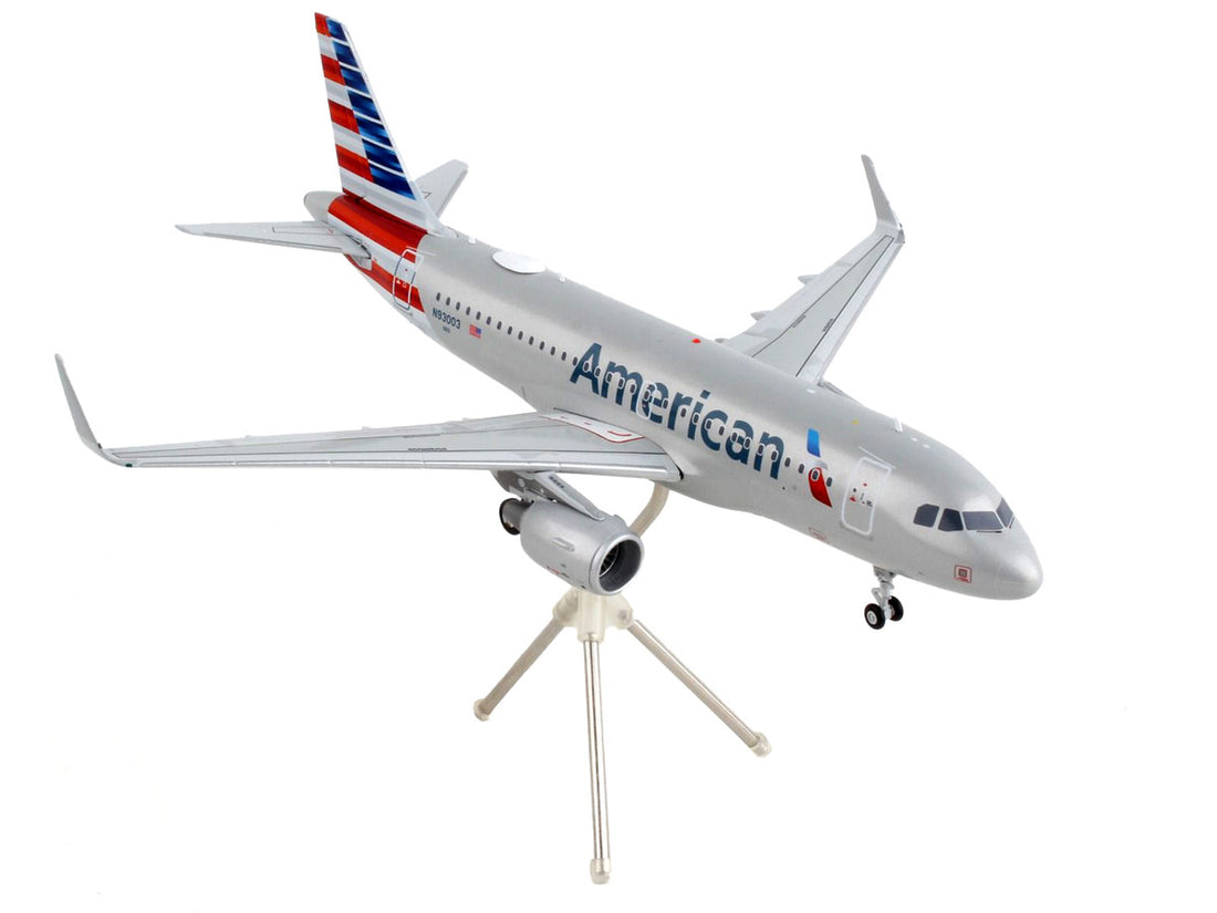 Airbus A319 Commercial Aircraft "American Airlines" Silver "Gemini 200" Series 1/200 Diecast Model Airplane by GeminiJets-2