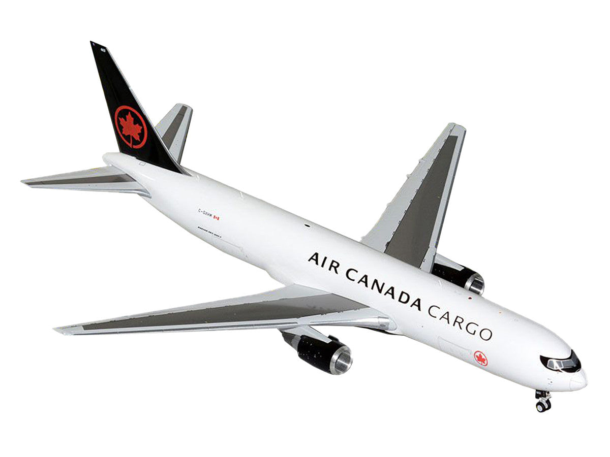 Boeing 767-300F Commercial Aircraft "Air Canada Cargo" (C-GXHM) White with Black Tail "Gemini 200" Series 1/200 Diecast Model Airplane by GeminiJets-1