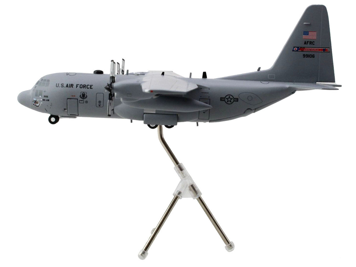 Lockheed C-130H Hercules Transport Aircraft "Youngstown Air Reserve Station" United States Air Force (89-9106) Gray "Gemini 200" Series 1/200 Diecast Model Airplane by GeminiJets-1