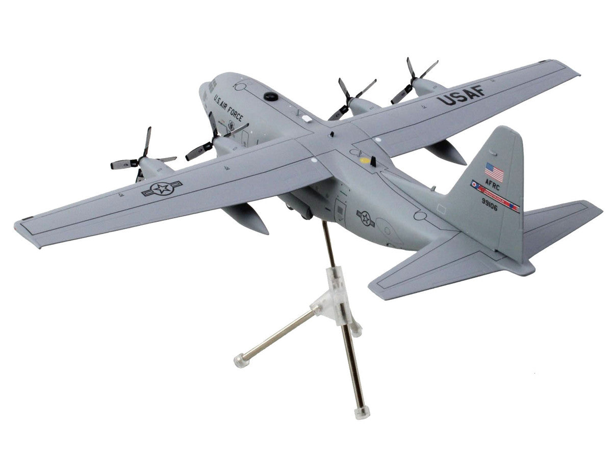 Lockheed C-130H Hercules Transport Aircraft "Youngstown Air Reserve Station" United States Air Force (89-9106) Gray "Gemini 200" Series 1/200 Diecast Model Airplane by GeminiJets-0