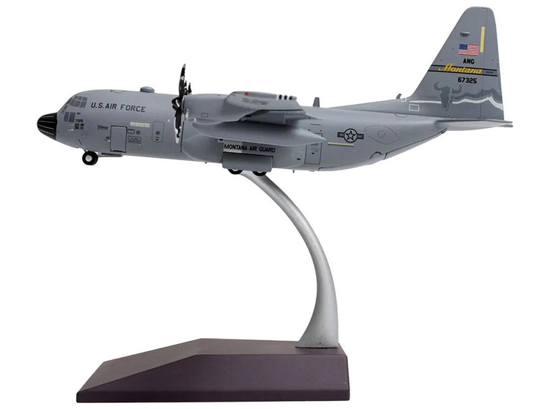Lockheed C-130H3 Hercules Transport Aircraft "Montana Air National Guard Great Falls ANGB" United States Air Force "Gemini 200" Series 1/200 Diecast Model Airplane by GeminiJets 4
