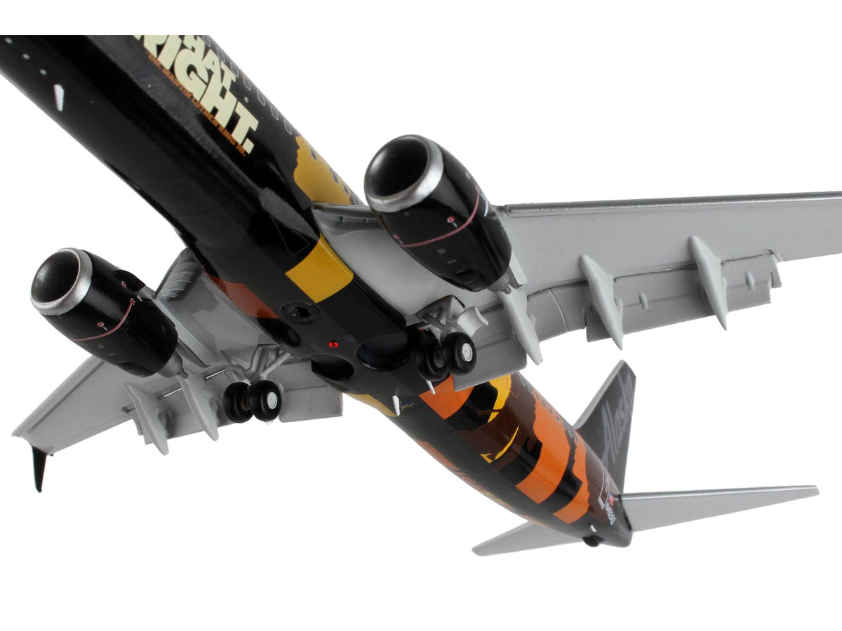 Boeing 737-900ER Commercial Aircraft with Flaps Down "Alaska Airlines - Our Commitment" Black with Graphics "Gemini 200" Series 1/200 Diecast Model Airplane by GeminiJets-2