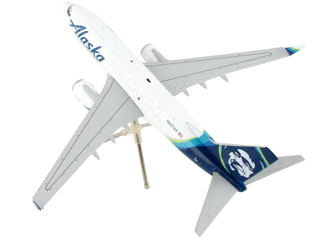 Boeing 737-700BDSF Commercial Aircraft "Alaska Air Cargo" White with Blue Tail "Gemini 200" Series 1/200 Diecast Model Airplane by GeminiJets-2