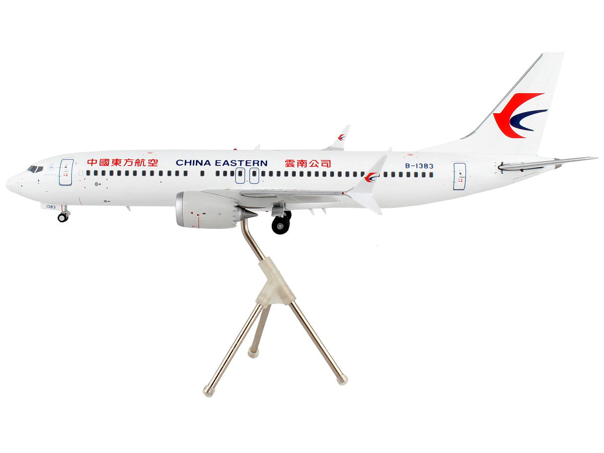 Boeing 737 MAX 8 Commercial Aircraft "China Eastern Airlines" White "Gemini 200" Series 1/200 Diecast Model Airplane by GeminiJets-1
