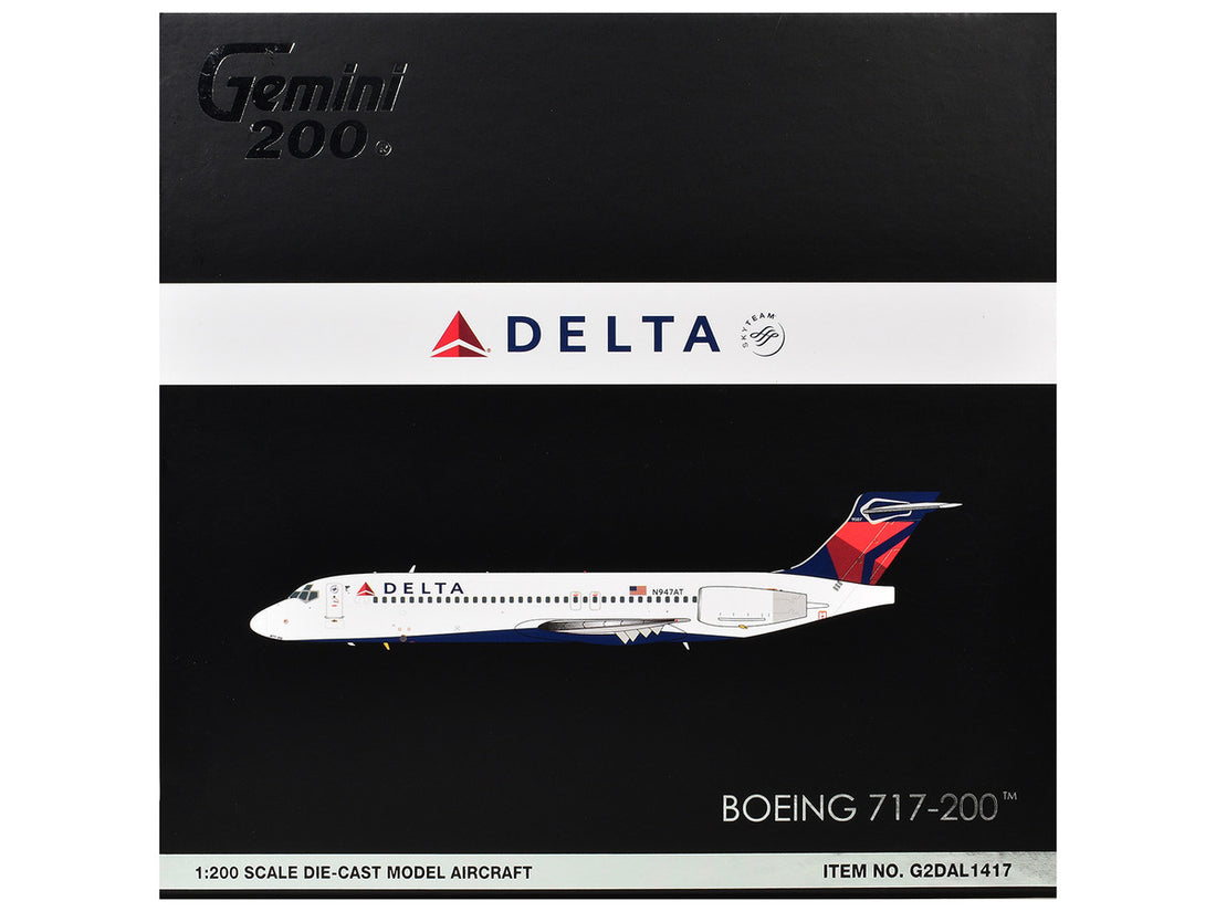 GeminiJets Gemini 200 Boeing 717-200 Delta Air Lines N947AT model packaging