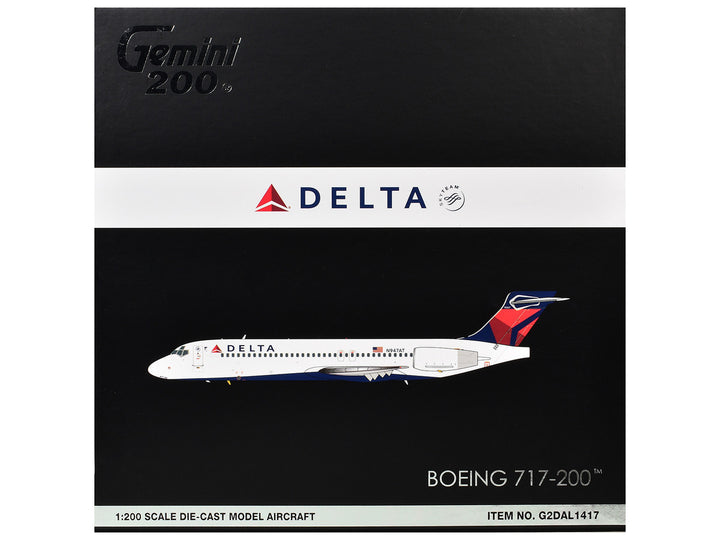 GeminiJets Gemini 200 Boeing 717-200 Delta Air Lines N947AT model packaging