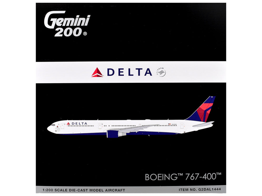 GeminiJets Gemini 200 Delta Boeing 767-400ER N482MH collector packaging