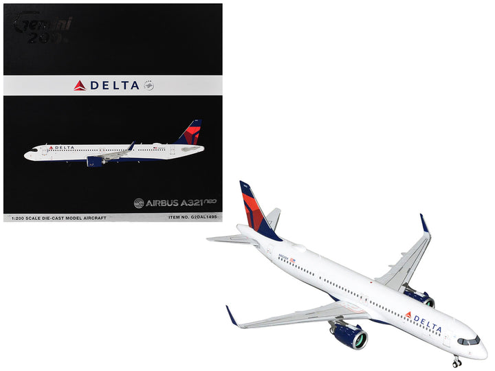 Delta Air Lines Airbus A321neo N502DX 1:200 GeminiJets diecast airplane