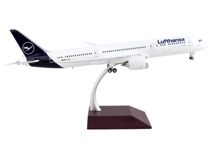 Boeing 787-9 Commercial Aircraft "Lufthansa" White with Blue Tail "Gemini 200" Series 1/200 Diecast Model Airplane by GeminiJets-1