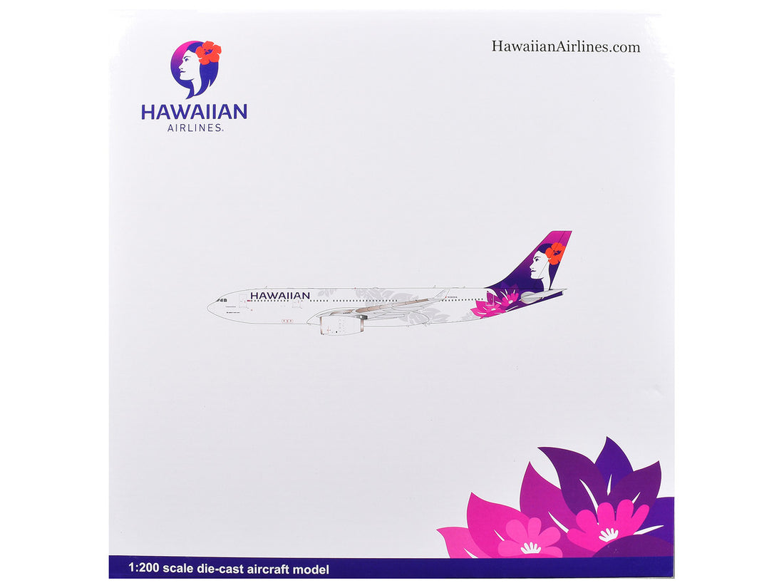 Hawaiian Airlines Airbus A330-200 Gemini 200 collectible model packaging