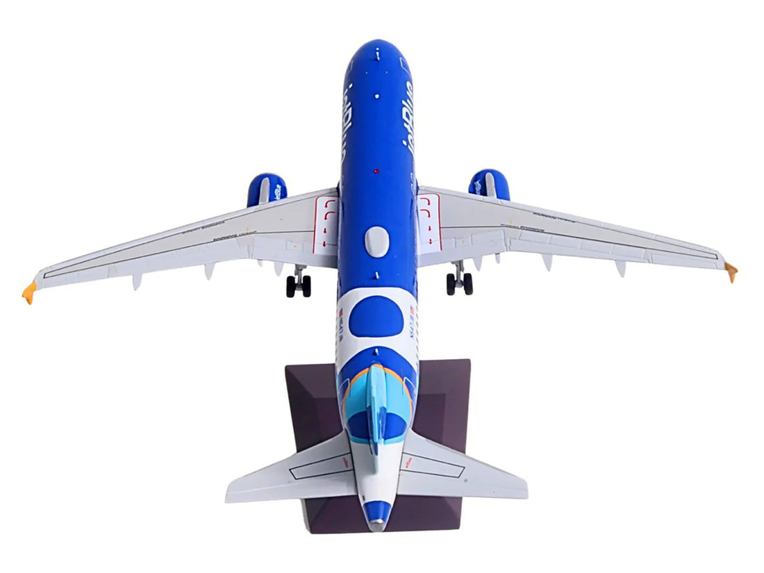Airbus A320 Commercial Aircraft "JetBlue Airways - Forever Blue" (N547JB) Blue with Graphics "Gemini 200" Series 1/200 Diecast Model Airplane by GeminiJets-1