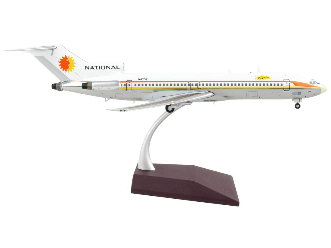 Boeing 727-200 Commercial Aircraft "National Airlines" White with Orange and Yellow Stripes "Gemini 200" Series 1/200 Diecast Model Airplane by GeminiJets-1