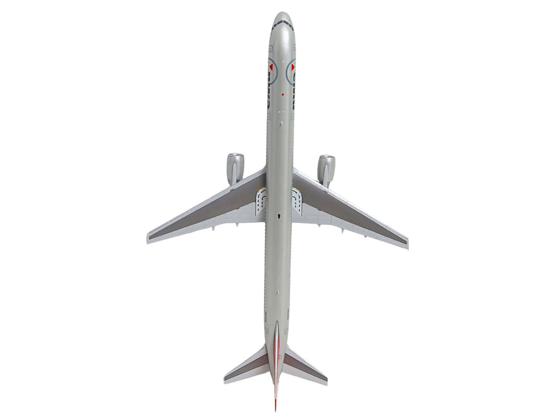 Boeing 757-300 Commercial Aircraft "Northwest Airlines" (N587NW) Silver with Red Tail "Gemini 200" Series 1/200 Diecast Model by GeminiJets-0