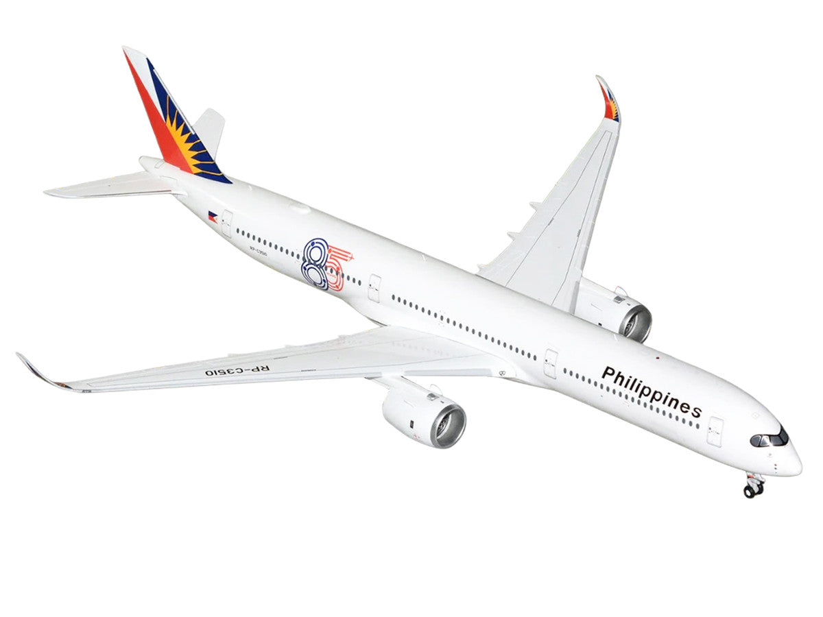 Airbus A350-1000 Commercial Aircraft "Philippine Airlines" (RP-C3510) White with Tail Graphics "Gemini 200" 1/200 Diecast Model Airplane by GeminiJets-1