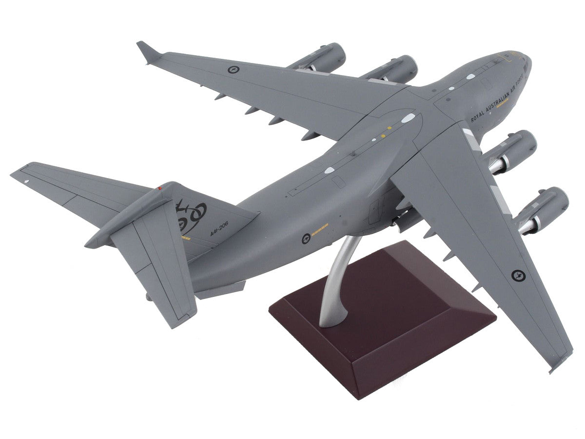 Boeing C-17 Globemaster III Transport Aircraft "Royal Australian Air Force - 100th Anniversary" Gray "Gemini 200" Series 1/200 Diecast Model Airplane by GeminiJets-3