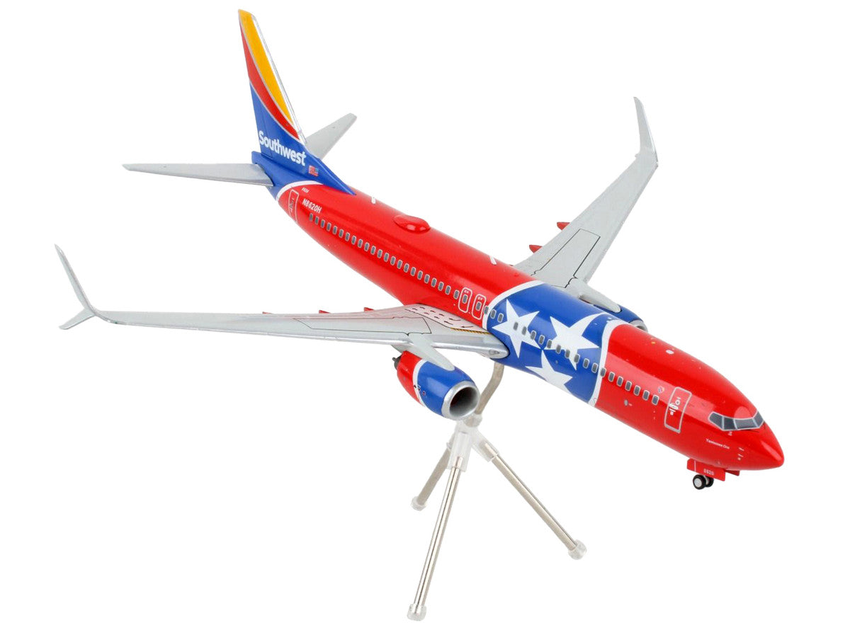 Boeing 737-800 Commercial Aircraft "Southwest Airlines - Tennessee One" Tennessee Flag Livery "Gemini 200" Series 1/200 Diecast Model Airplane by GeminiJets-2