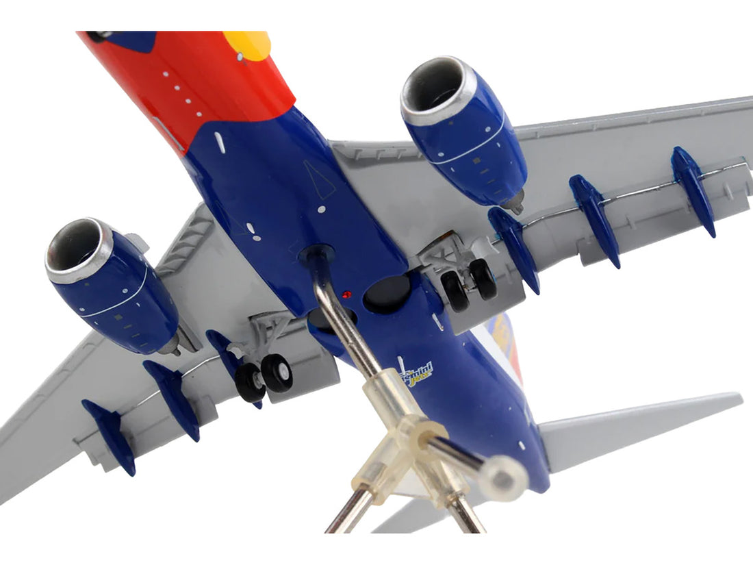 Boeing 737-700 Commercial Aircraft with Flaps Down Configuration "Southwest Airlines - Colorado One" (N230WN) White and Blue "Gemini 200" Series 1/200 Diecast Model Airplane by GeminiJets 2