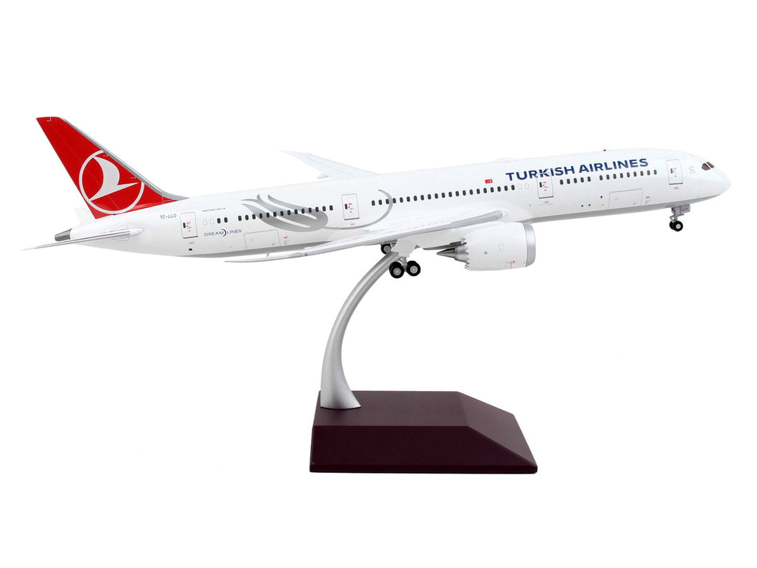 Boeing 787-9 Commercial Aircraft "Turkish Airlines" White with Red Tail "Gemini 200" Series 1/200 Diecast Model Airplane by GeminiJets-2