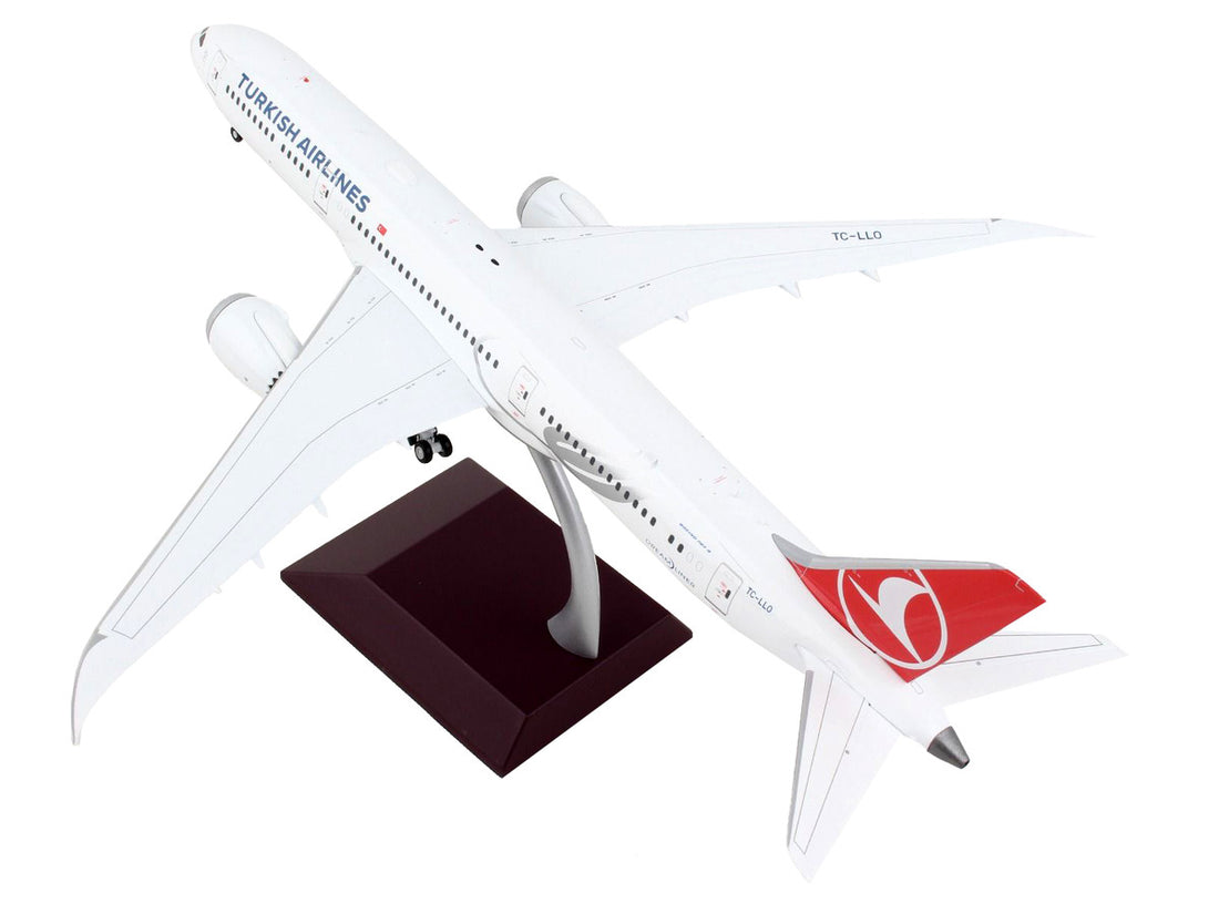 Boeing 787-9 Commercial Aircraft "Turkish Airlines" White with Red Tail "Gemini 200" Series 1/200 Diecast Model Airplane by GeminiJets-1