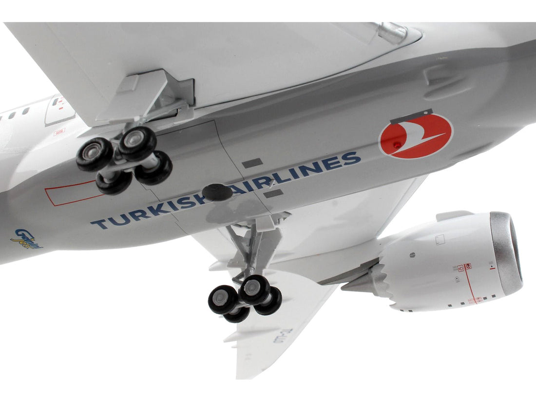 Boeing 787-9 Commercial Aircraft "Turkish Airlines" White with Red Tail "Gemini 200" Series 1/200 Diecast Model Airplane by GeminiJets-3