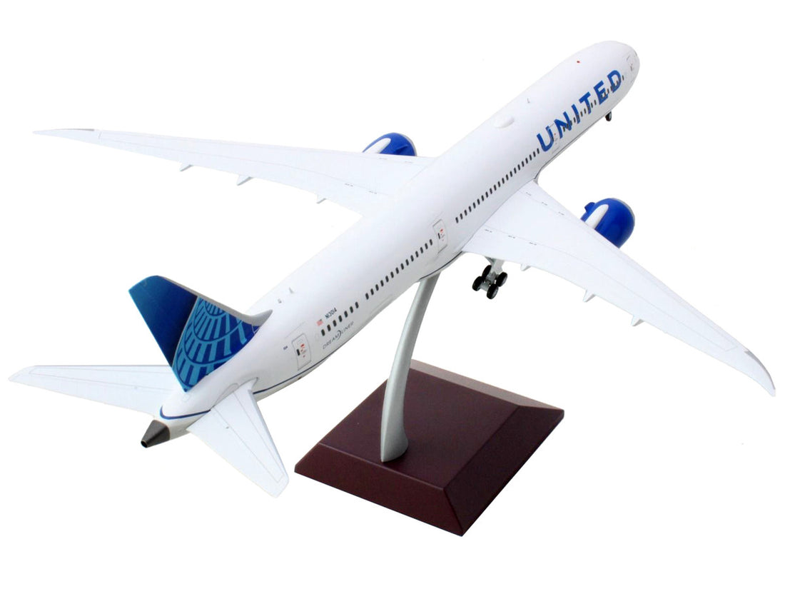 Boeing 787-10 Commercial Aircraft "United Airlines" White with Blue Tail "Gemini 200" Series 1/200 Diecast Model Airplane by GeminiJets-2