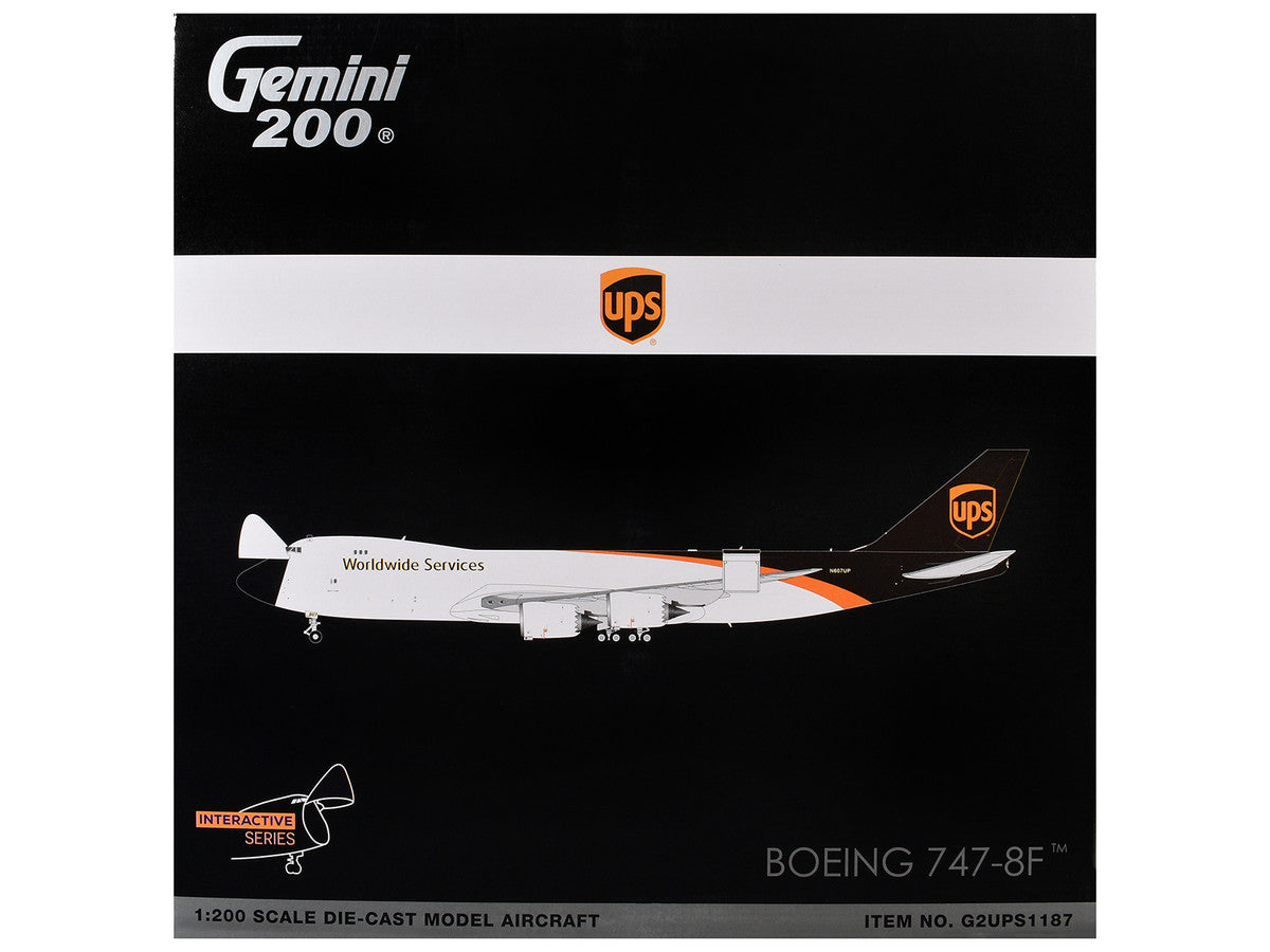 GeminiJets Gemini 200 Boeing 747-8F UPS N607UP model packaging