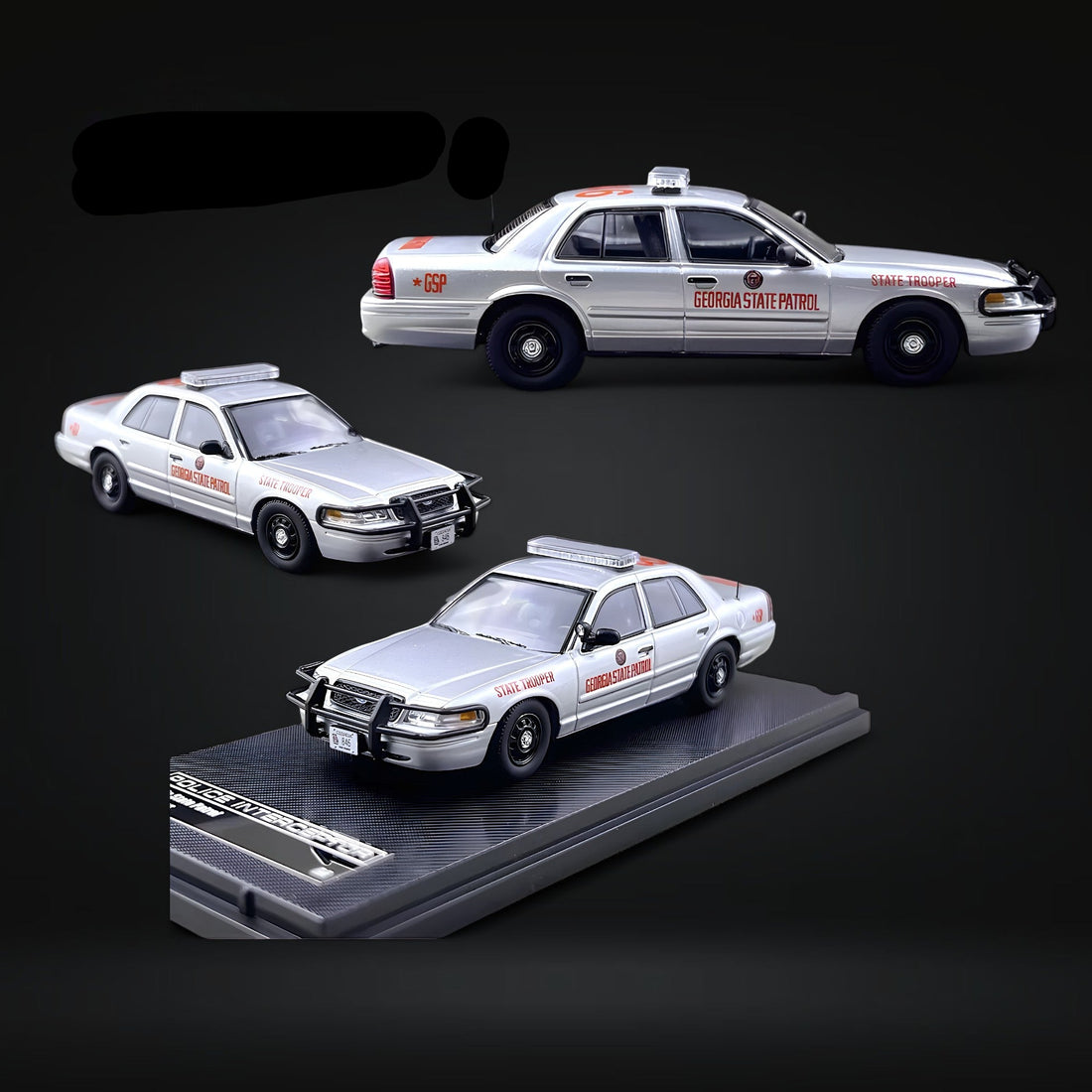 Ford Crown Victoria Georgia State Trooper Police Car 1:64 by Rollin