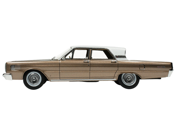 1965 Mercury Park Lane Pecan Frost Brown Metallic with White Top Limited Edition to 200 pieces Worldwide 1/43 Model Car by Goldvarg Collection-1