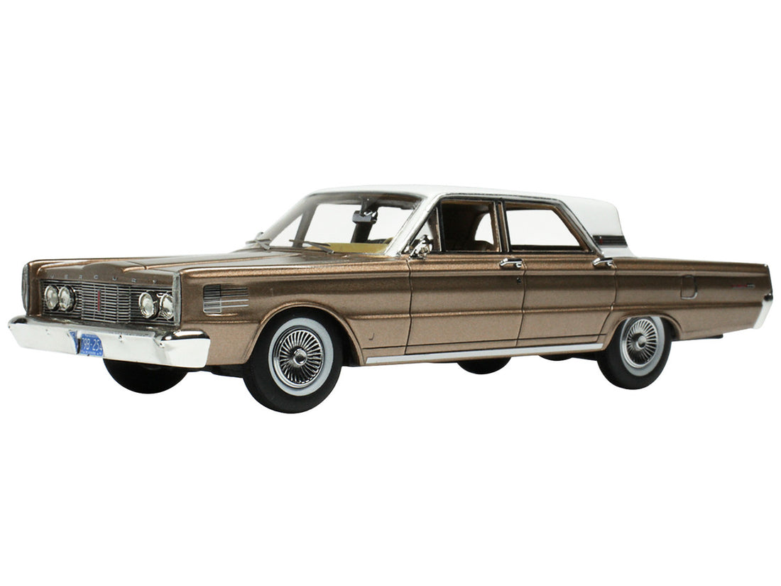 1965 Mercury Park Lane Pecan Frost Brown Metallic with White Top Limited Edition to 200 pieces Worldwide 1/43 Model Car by Goldvarg Collection-2