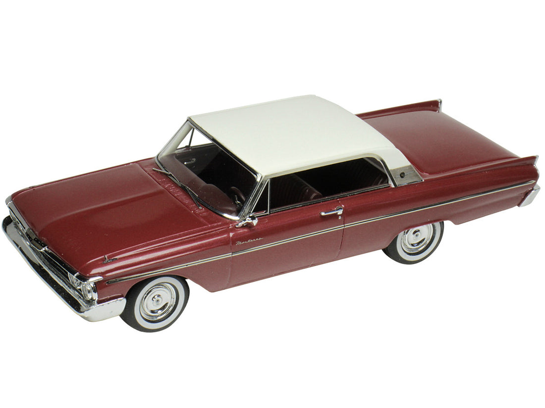 1961 Mercury Monterey Red Metallic with White Top Limited Edition to 210 pieces Worldwide 1/43 Model Car by Goldvarg Collection-2