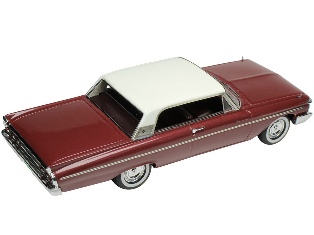 1961 Mercury Monterey Red Metallic with White Top Limited Edition to 210 pieces Worldwide 1/43 Model Car by Goldvarg Collection-3