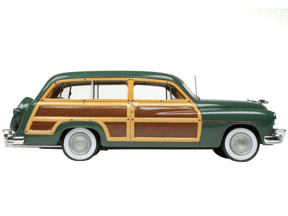 1949 Mercury Woodie Meadow Green with Yellow and Woodgrain Sides and Green Interior Limited Edition to 200 pieces Worldwide 1/43 Model Car by Goldvarg Collection-1