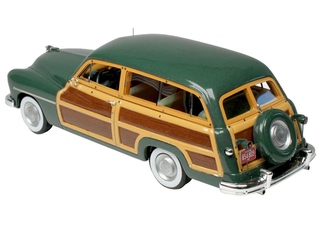 1949 Mercury Woodie Meadow Green with Yellow and Woodgrain Sides and Green Interior Limited Edition to 200 pieces Worldwide 1/43 Model Car by Goldvarg Collection-3