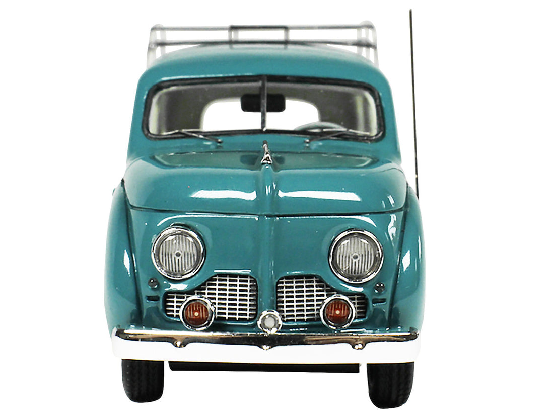 1949 Crosley Station Wagon Medium Blue with Roof Rack and Light Blue Interior Limited Edition to 240 pieces Worldwide 1/43 Model Car by Goldvarg Collection-3