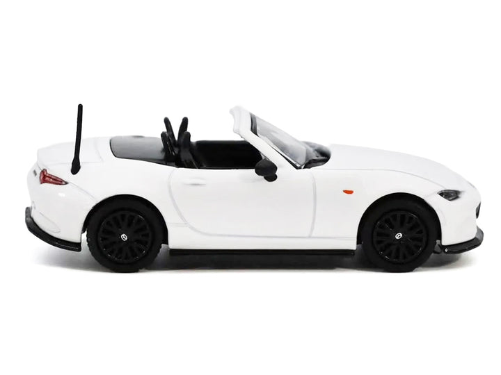 2024 Mazda MX-5 Roadster White 1/64 Diecast Model Car by GCD x Enchery-0