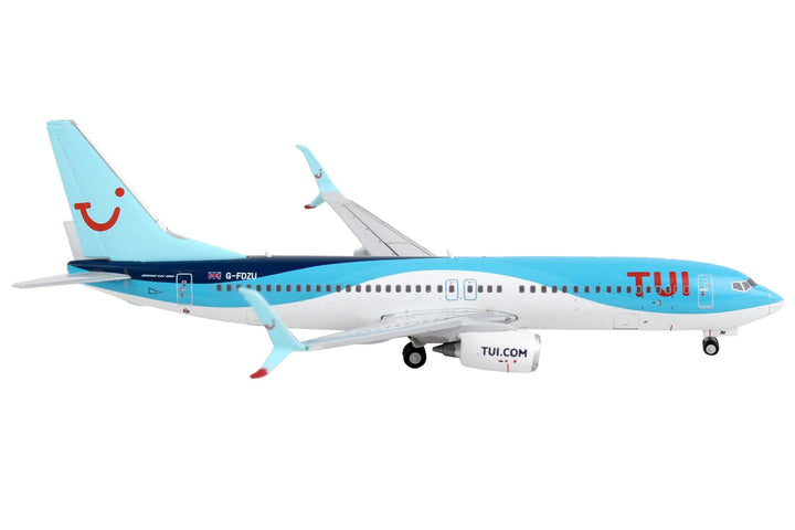 Boeing 737-800 Commercial Aircraft "TUI Airways" Blue and White 1/400 Diecast Model Airplane by GeminiJets-1